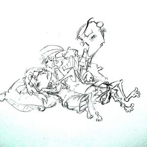 Ed Edd n Eddy "Snug As An Ed" Pencil Drawing by Raven Molisee
